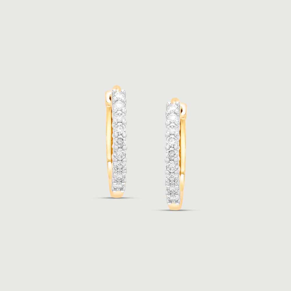 Vivid Urban Diamond Hoop Earrings,,hi-res image number null