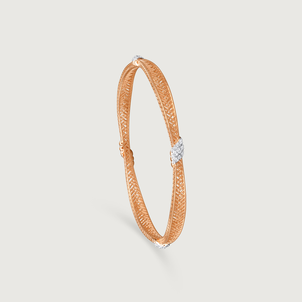 Intricate Spark Diamond Bangle,,hi-res image number null