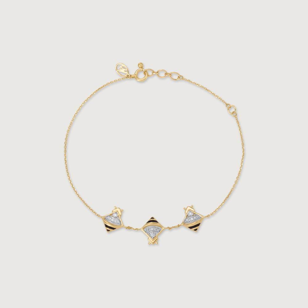 Bee Bold Diamond Bracelet,,hi-res image number null