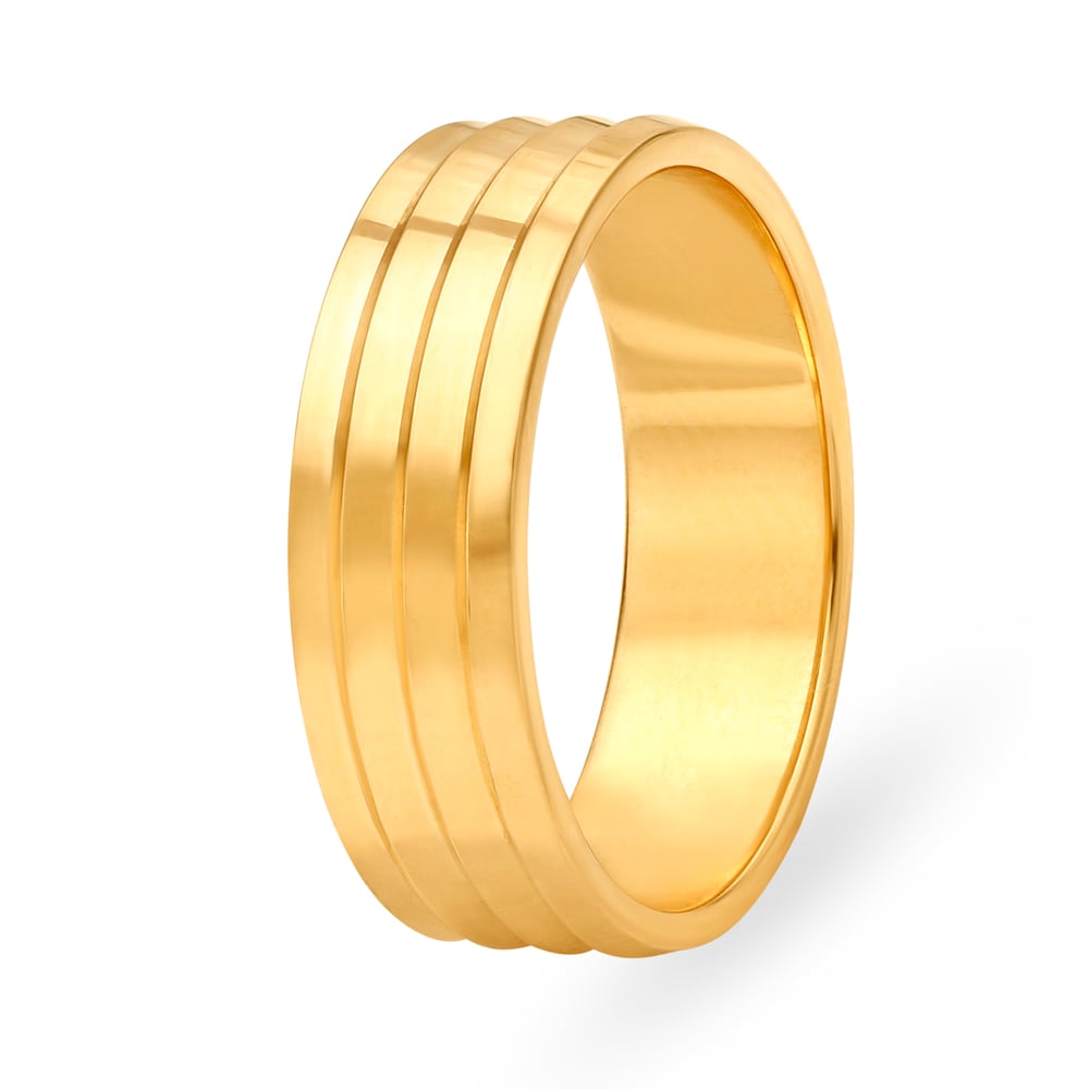 

Stylish Layered Gold Ring for Men