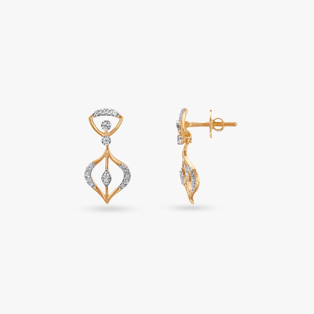 Lustrous Wave Diamond Necklace Set,,hi-res image number null