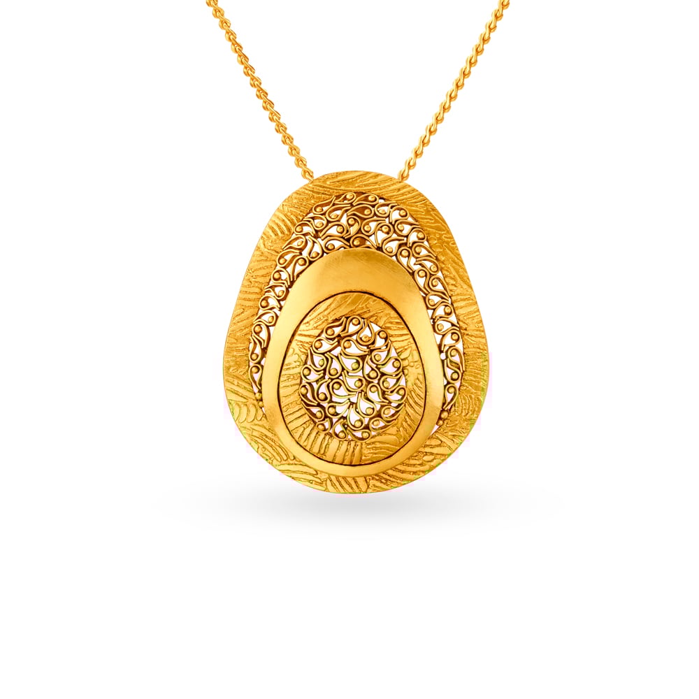 Elegant Filigree Pendant and Earrings Set,,hi-res image number null