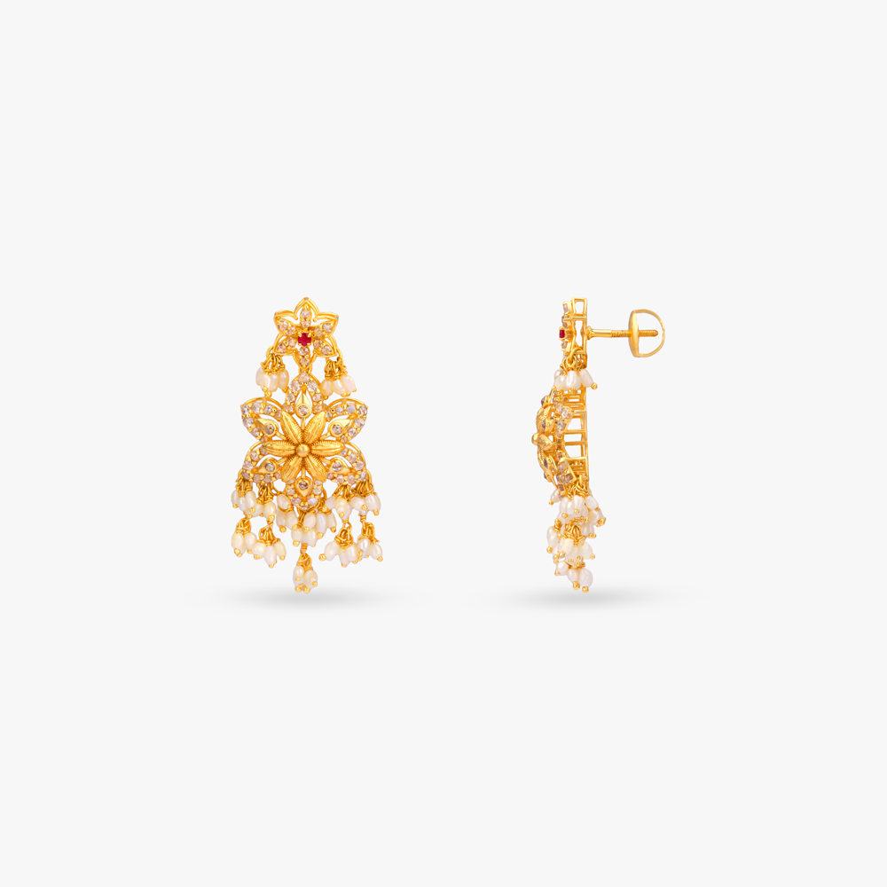Dewdrop Guttapusalu Gold Guttapusalu Necklace Set,,hi-res image number null