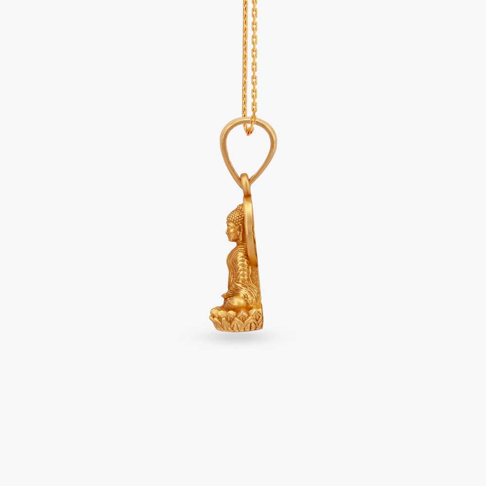 Divine Buddha Gold Pendant,,hi-res image number null