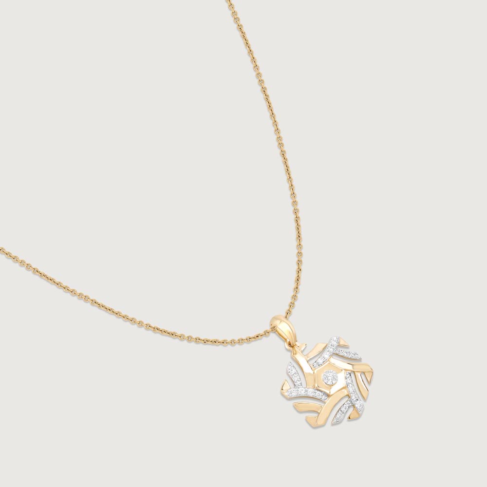 Hexagon Gleam Diamond Pendant,,hi-res image number null