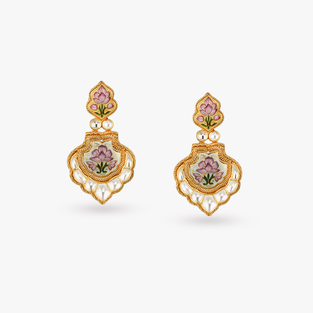 Floral Splendor Gold Necklace Set,,hi-res image number null