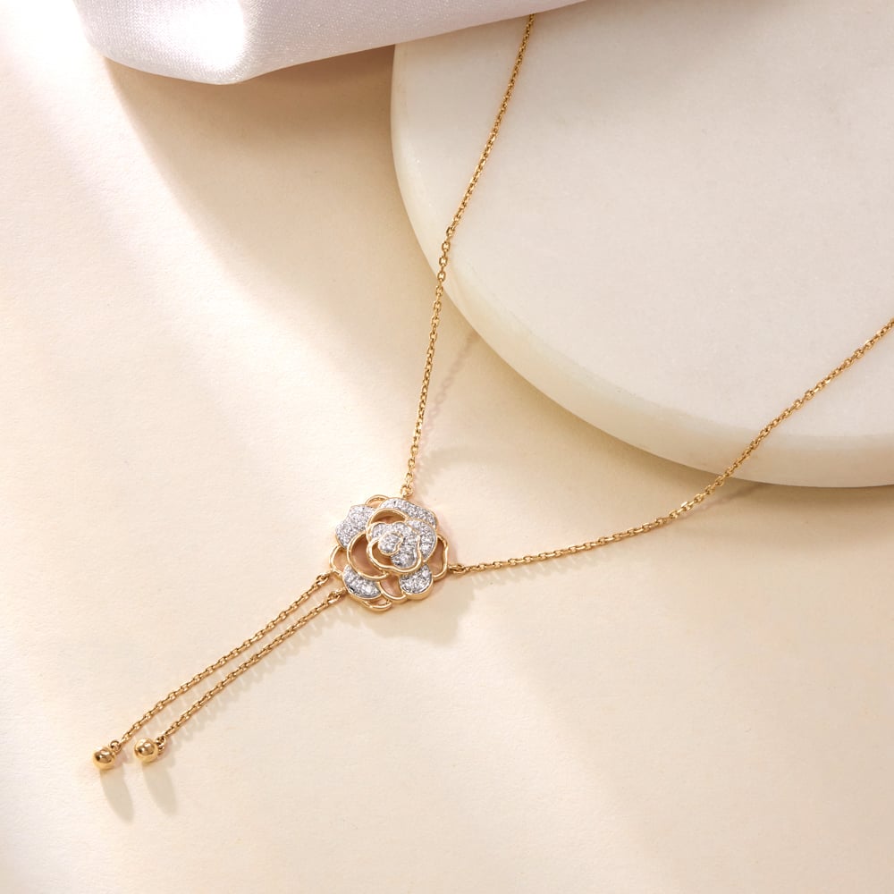 Blooming Grace Diamond Necklace,,hi-res image number null