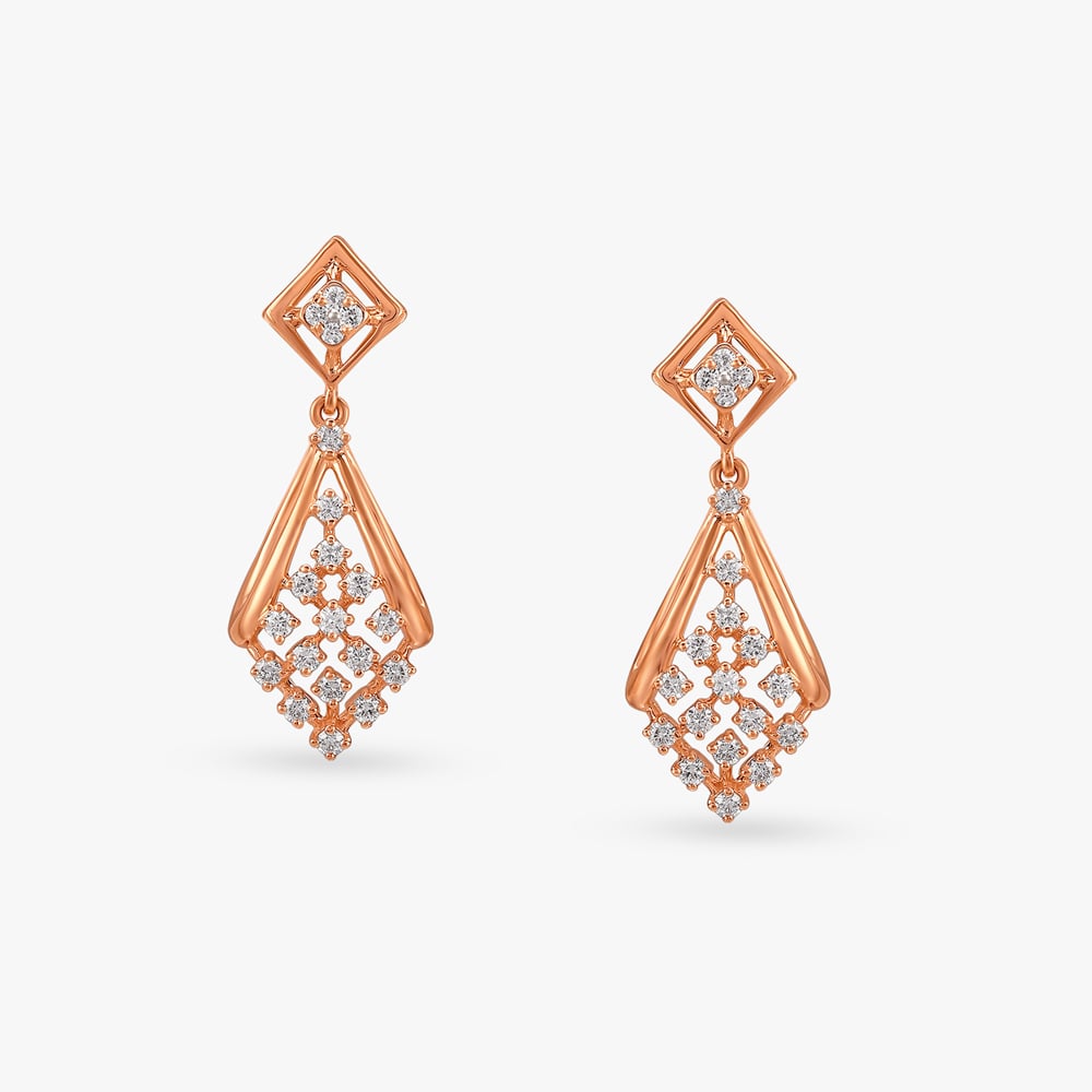 Diamond drop earrings tanishq discount