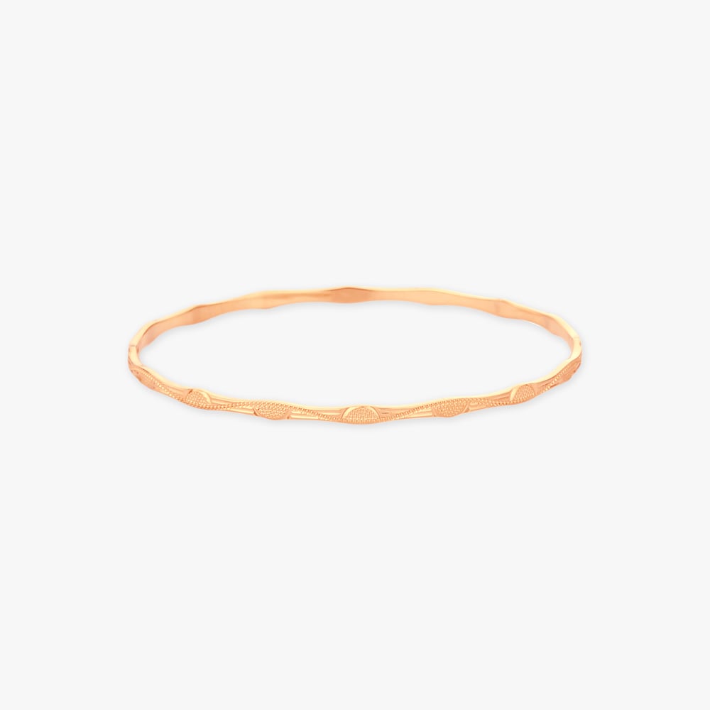 Ripple Glow Gold Bangle,,hi-res image number null