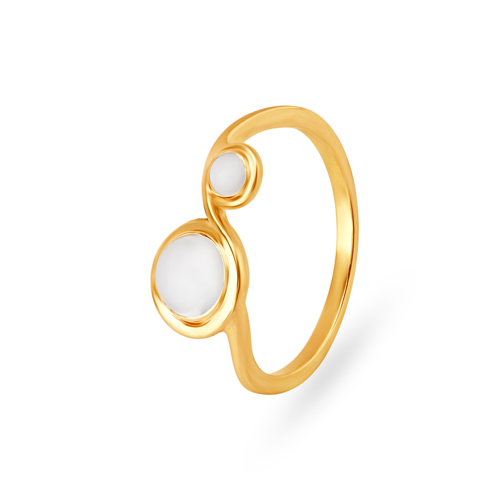 14kt Yellow Gold Flamingo-inspired Finger Ring,,hi-res image number null