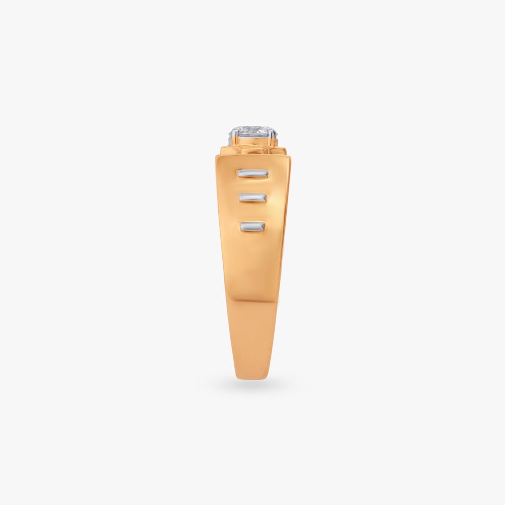 Beyond Time Solitaire Ring for Men,,hi-res image number null