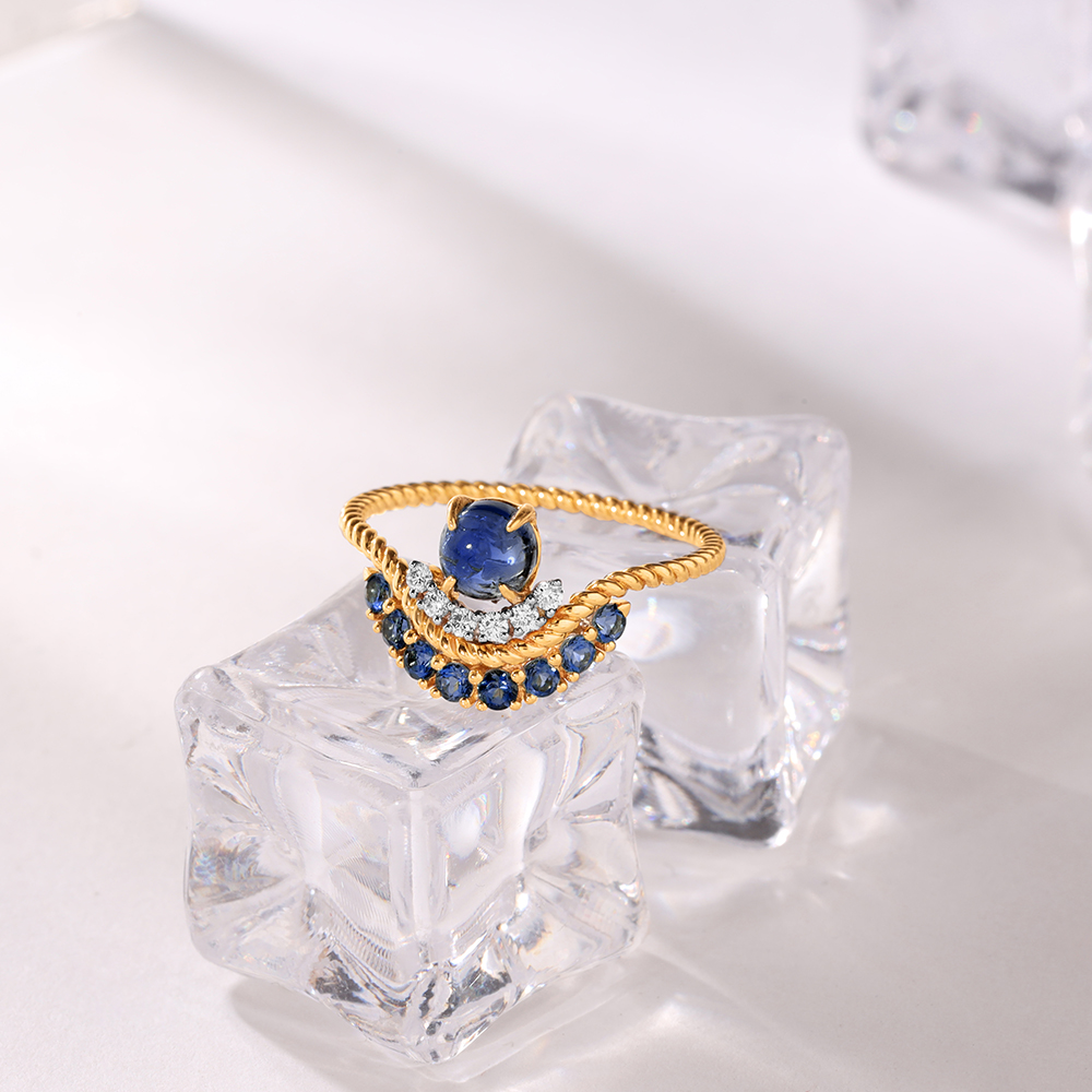 Tanishq sales topaz ring