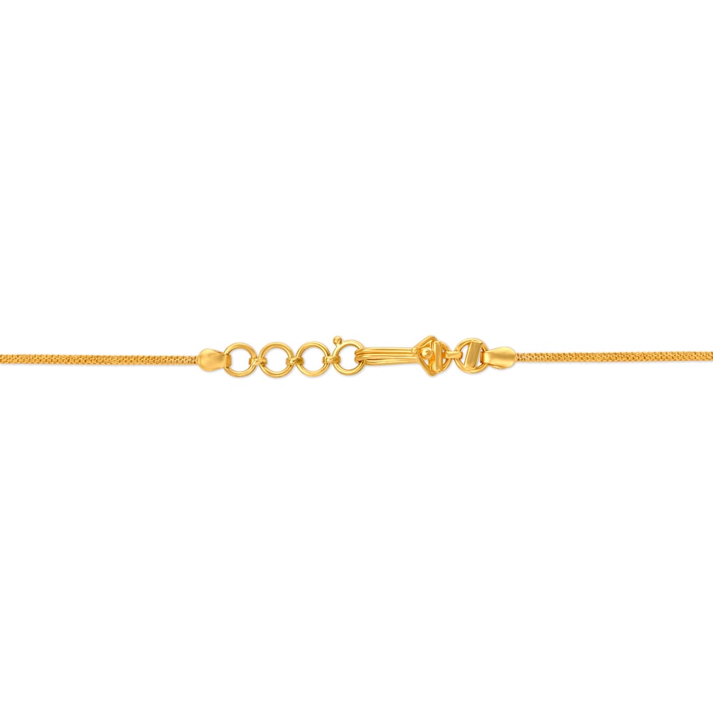 Minimal Gold and Black Bead Mangalsutra,,hi-res image number null