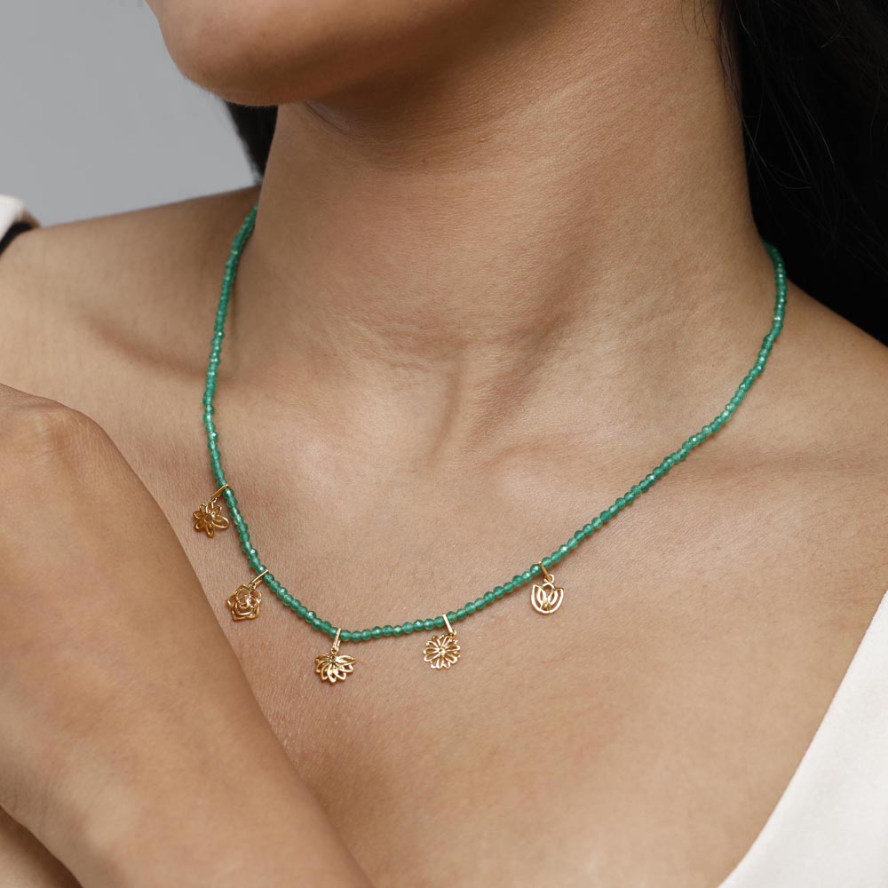 Chic Bloom Beaded Necklace,,hi-res image number null