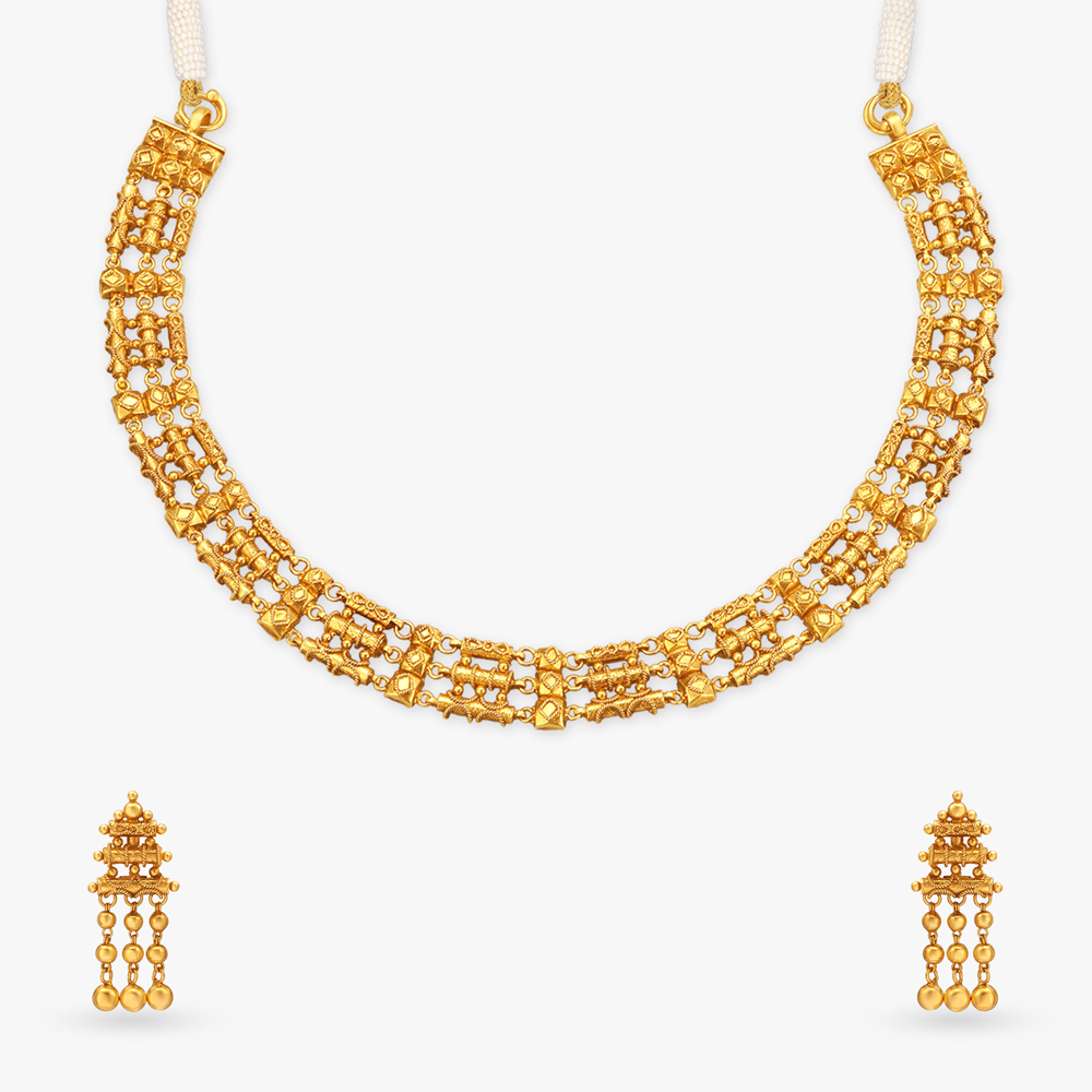 Heritage Radiance Gold Necklace Set,,hi-res image number null