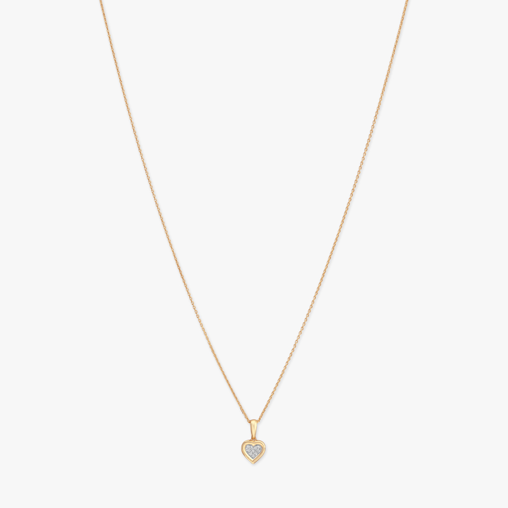 Timeless Heart Diamond Pendant with Chain,,hi-res image number null