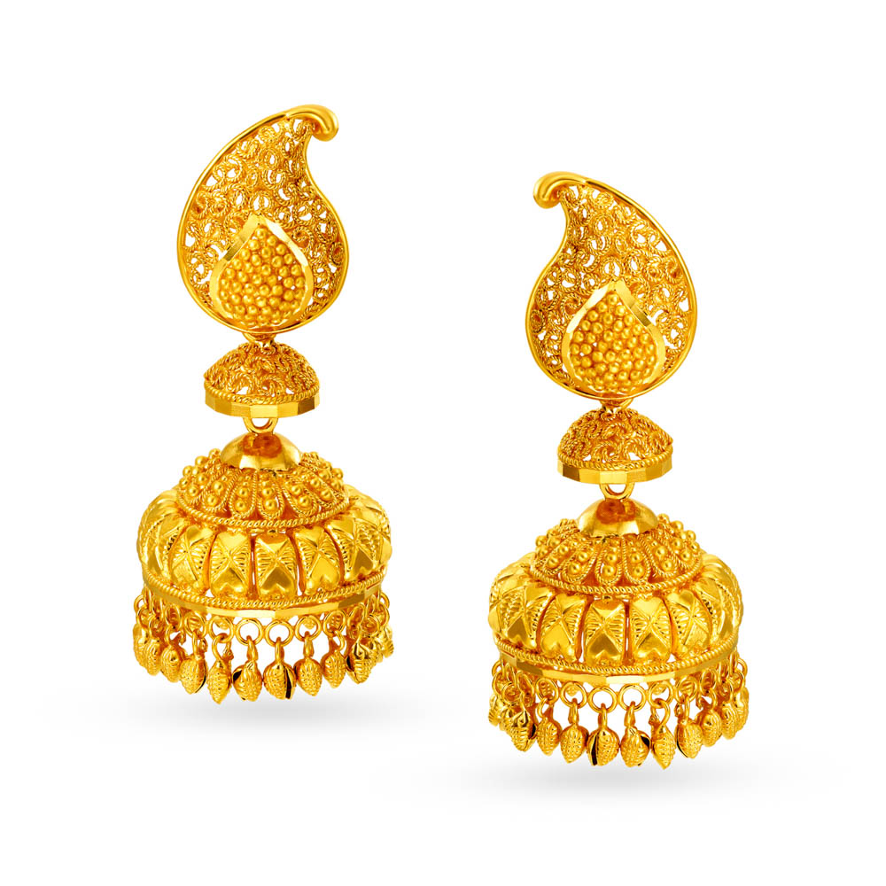 Timeless Traditional Jhumkas,,hi-res image number null