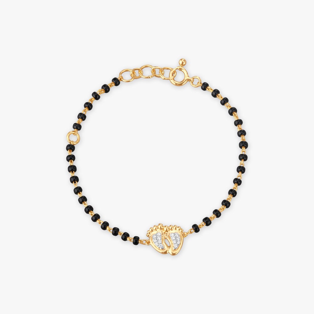 

Little Footprints Diamond Bracelet for Kids