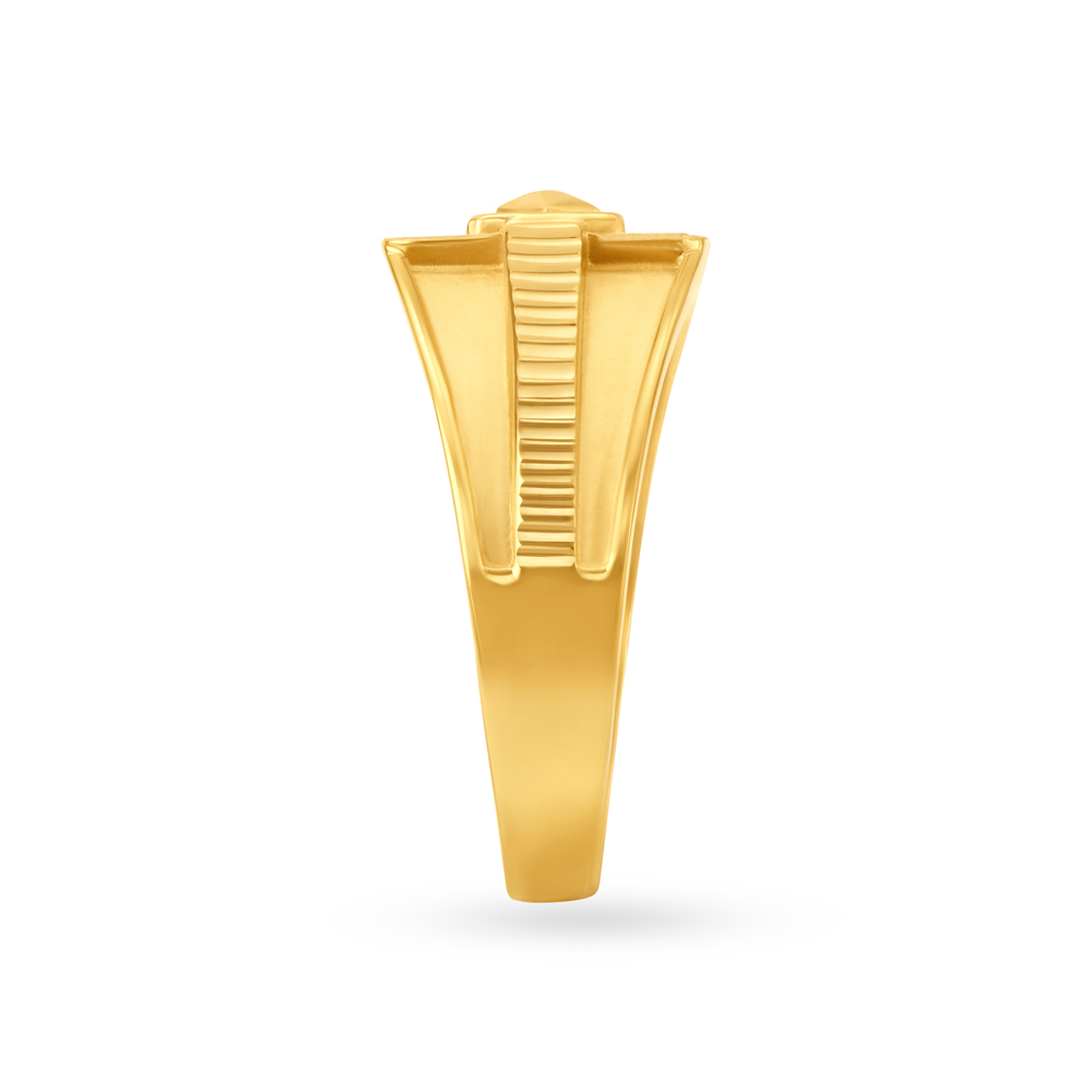 Textured Men's Finger Ring,,hi-res image number null