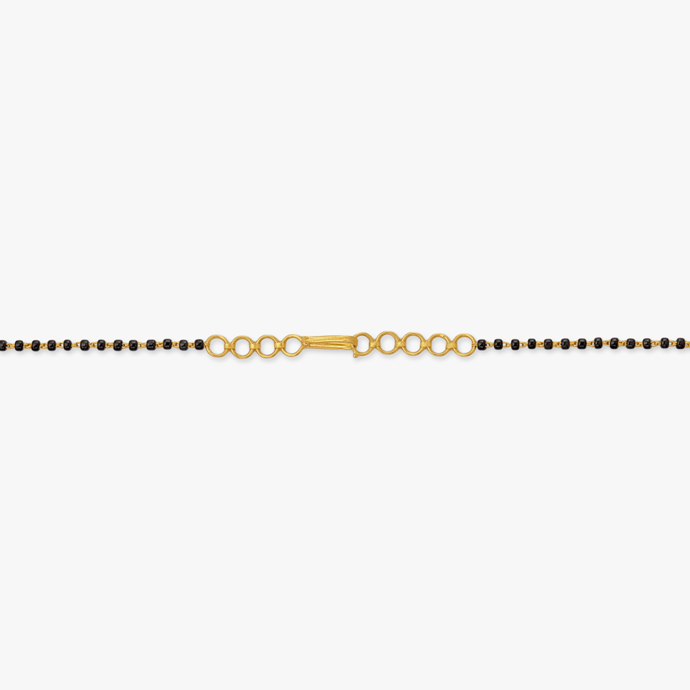 Floral Reverie Gold Mangalsutra,,hi-res image number null