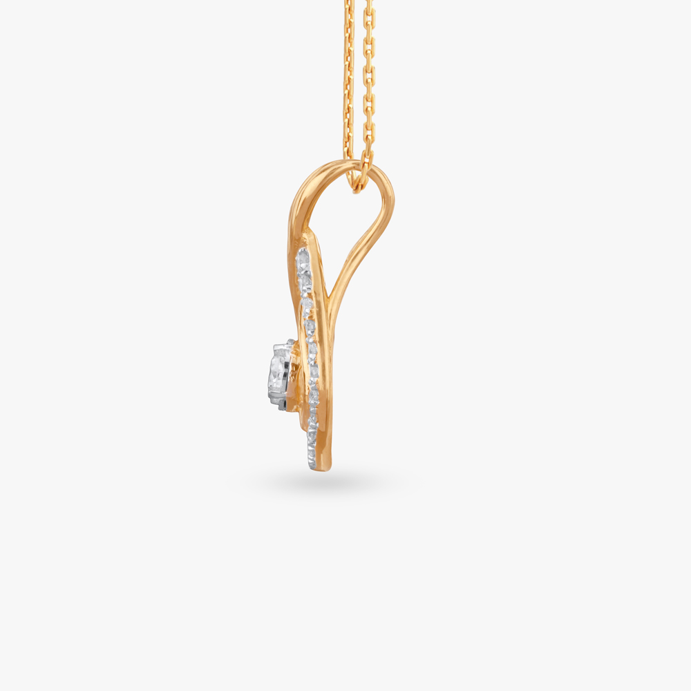 

Eternal Swirl Diamond Pendant