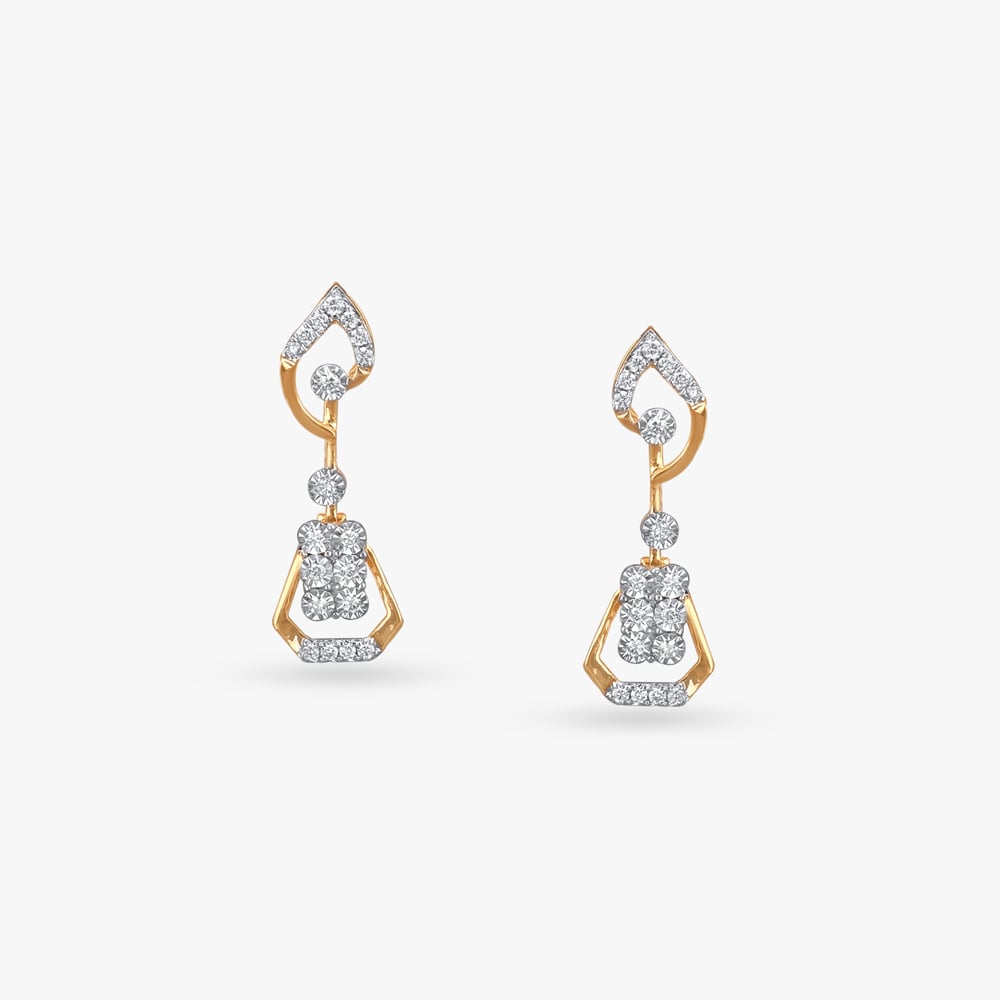 Radiant Vine Diamond Necklace Set,,hi-res image number null