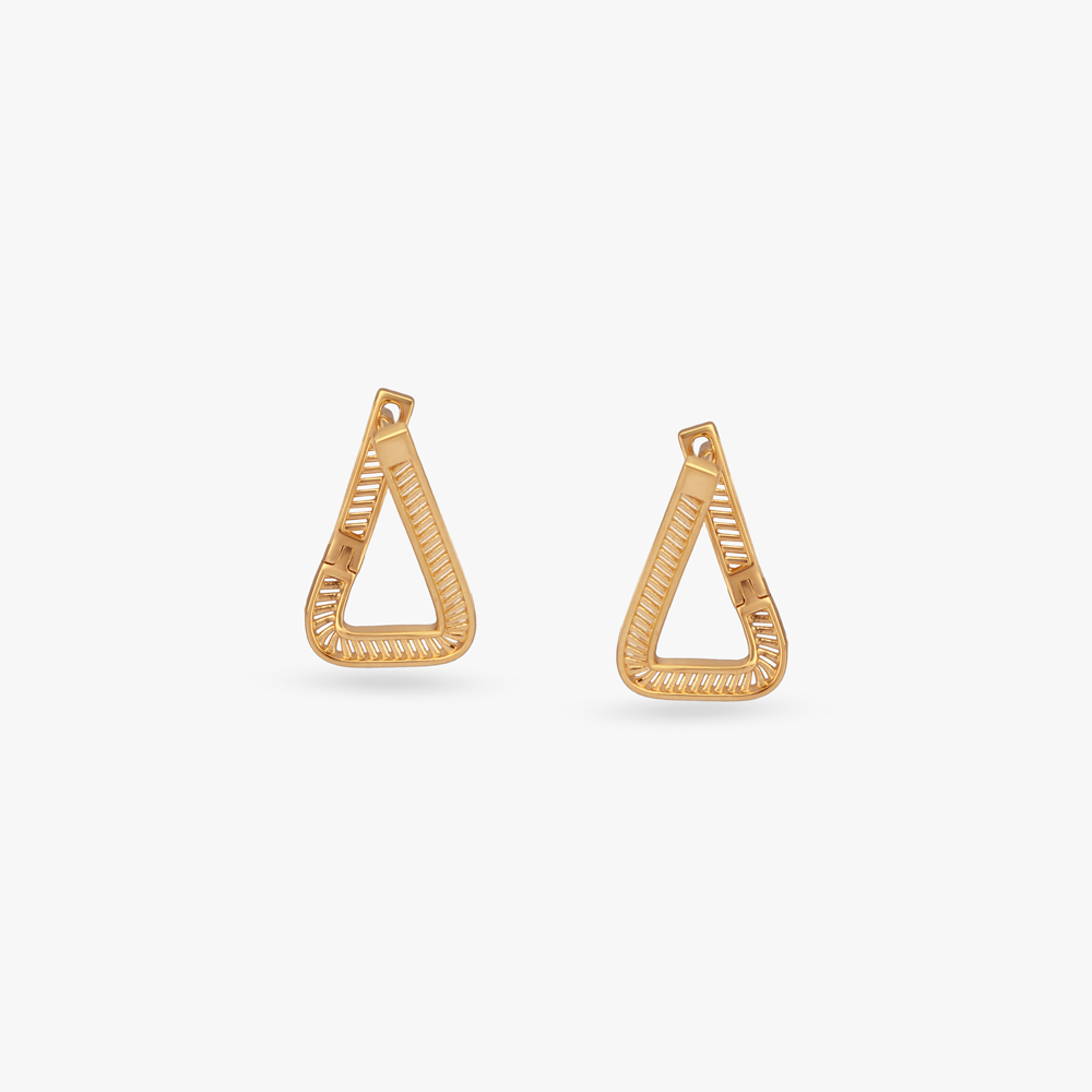 Urban Frame Gold Hoop Earrings,,hi-res image number null