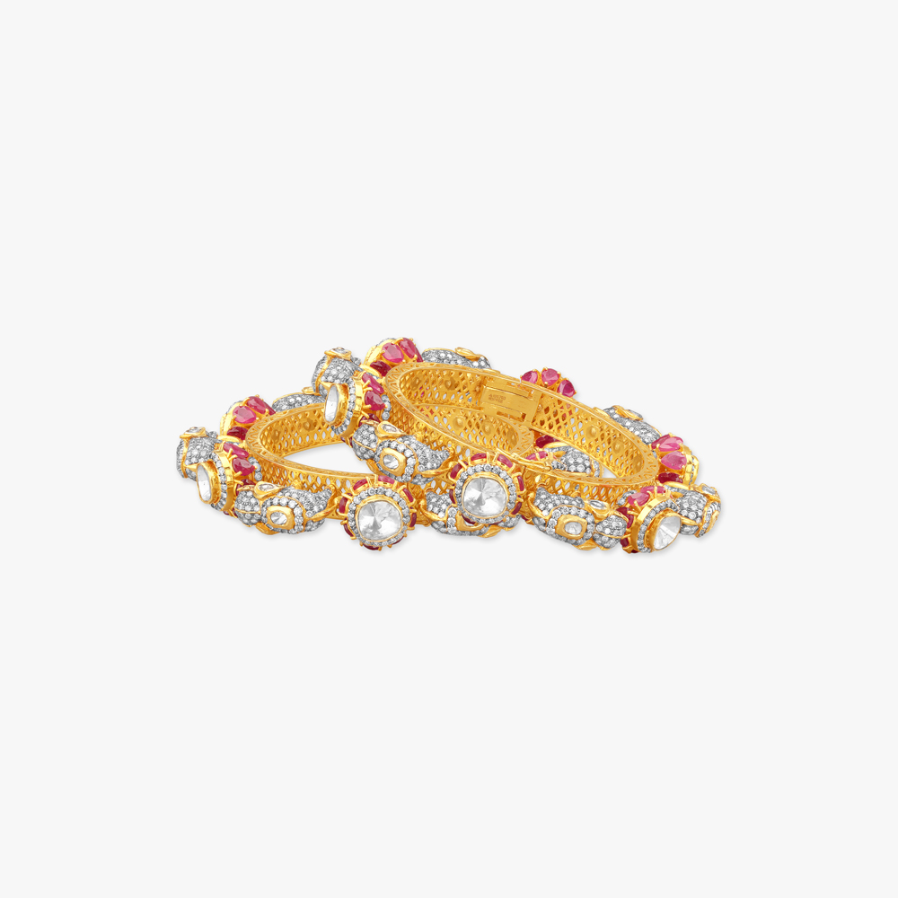 Exquisite Heritage Diamond Bangles,,hi-res image number null