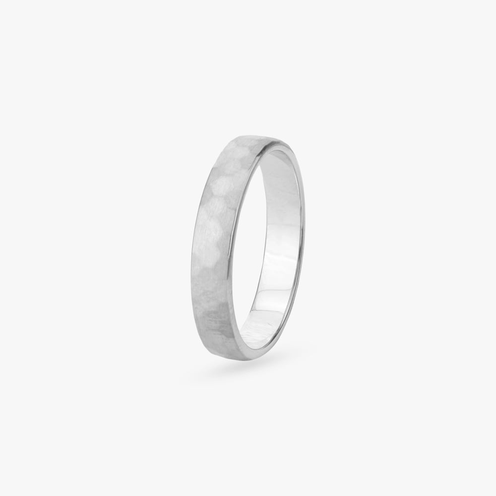 Signature Style Platinum Ring For Men,,hi-res image number null