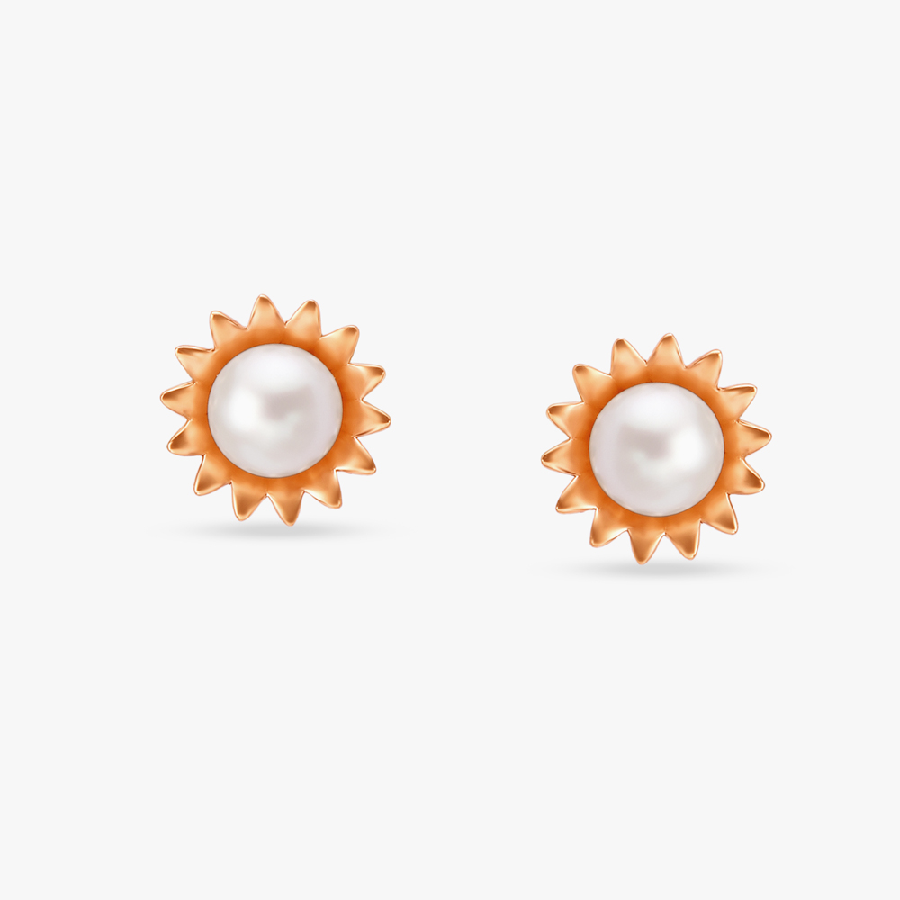 Flair Pearl Stud Earrings,,hi-res image number null