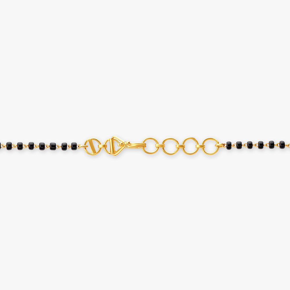 Floral Gold Mangalsutra,,hi-res image number null
