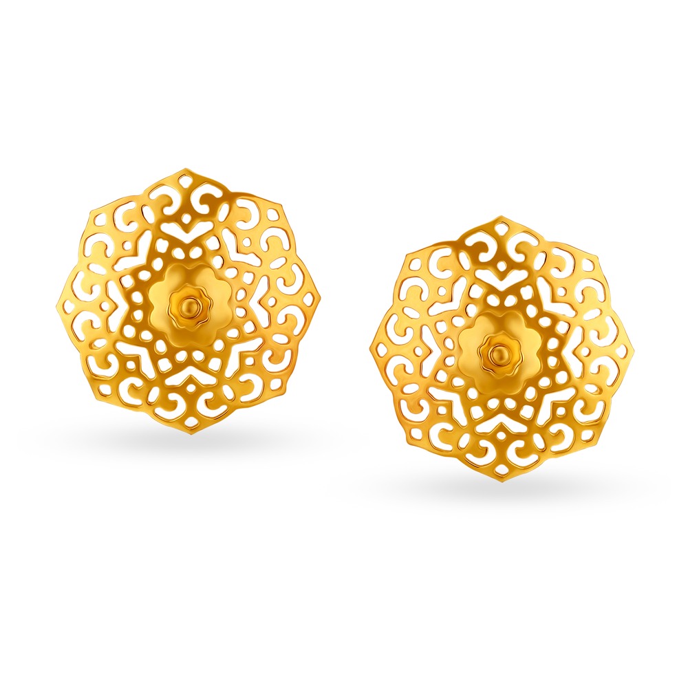 Geometric Gold Pendant Set,,hi-res image number null