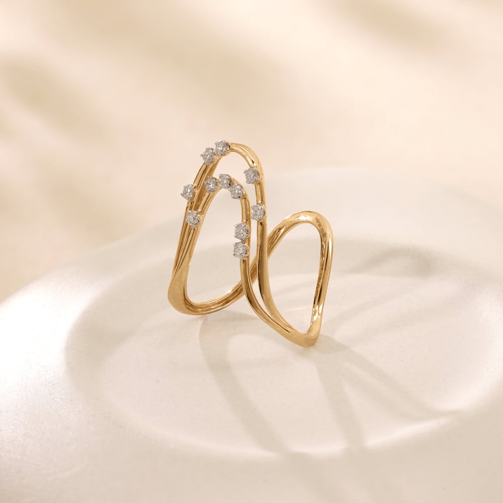 Serene Drift Diamond Ring,,hi-res image number null