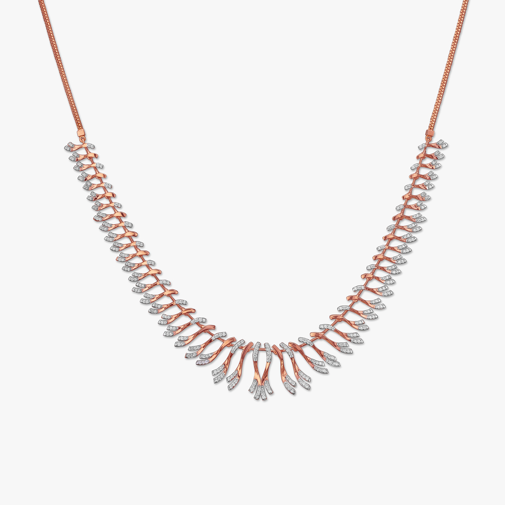 Graceful Vines Diamond Necklace Set,,hi-res image number null