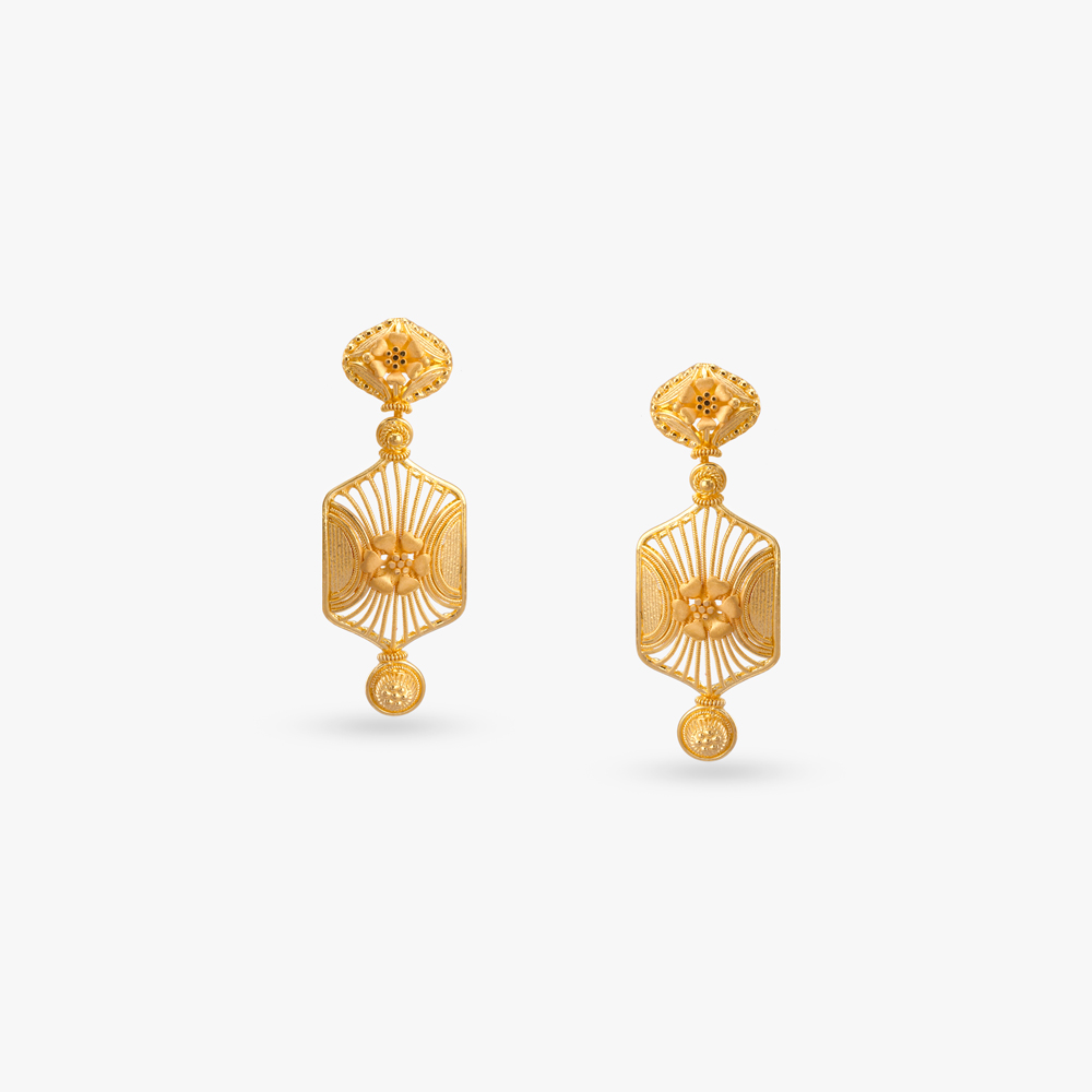 Plume Majesty Gold Necklace Set,,hi-res image number null