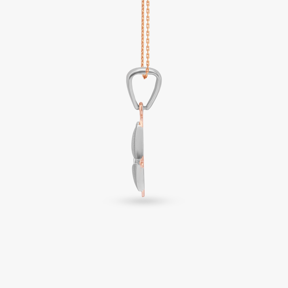 Geometric Fusion Gold Pendant for Men,,hi-res image number null