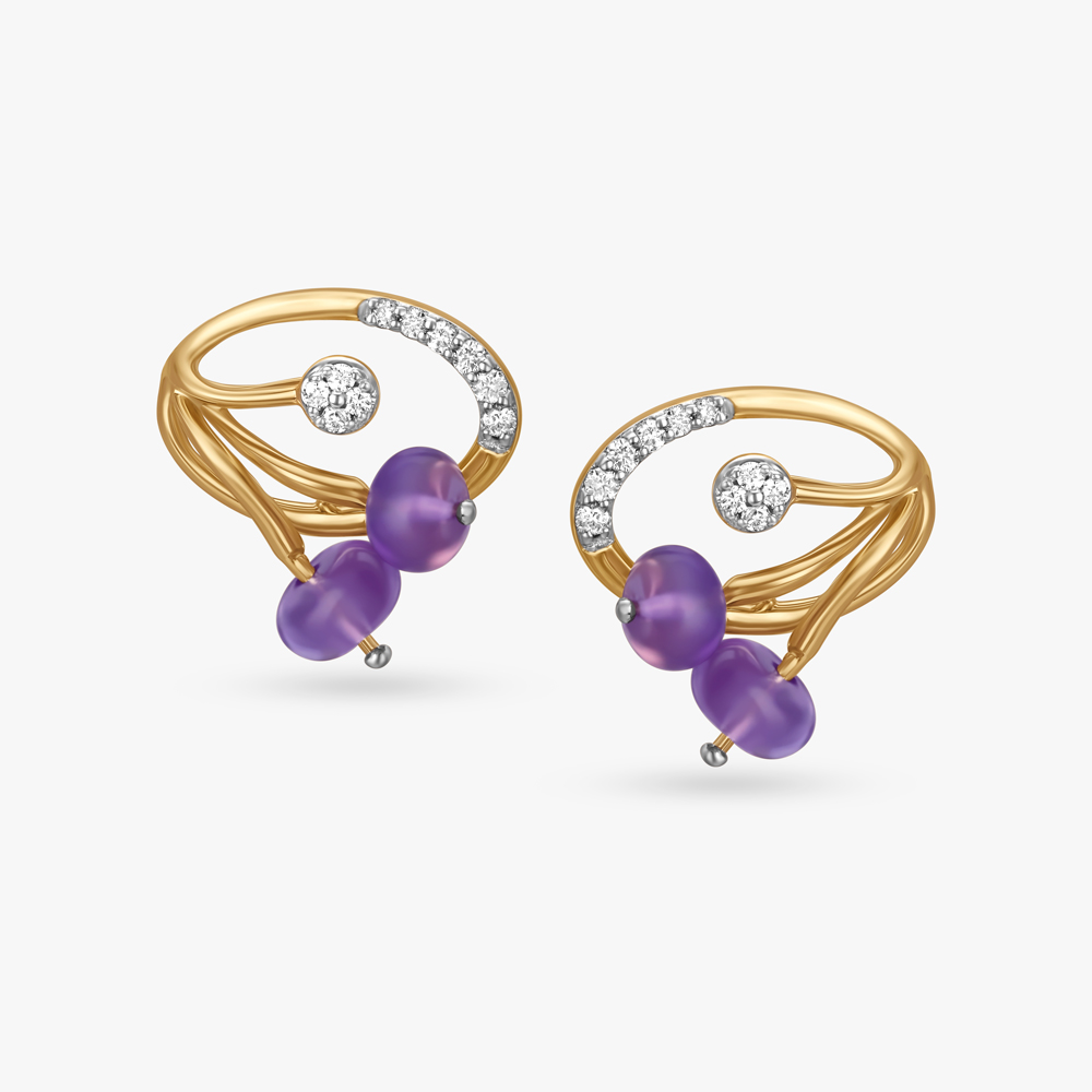 Lilac Delight Stud Earrings