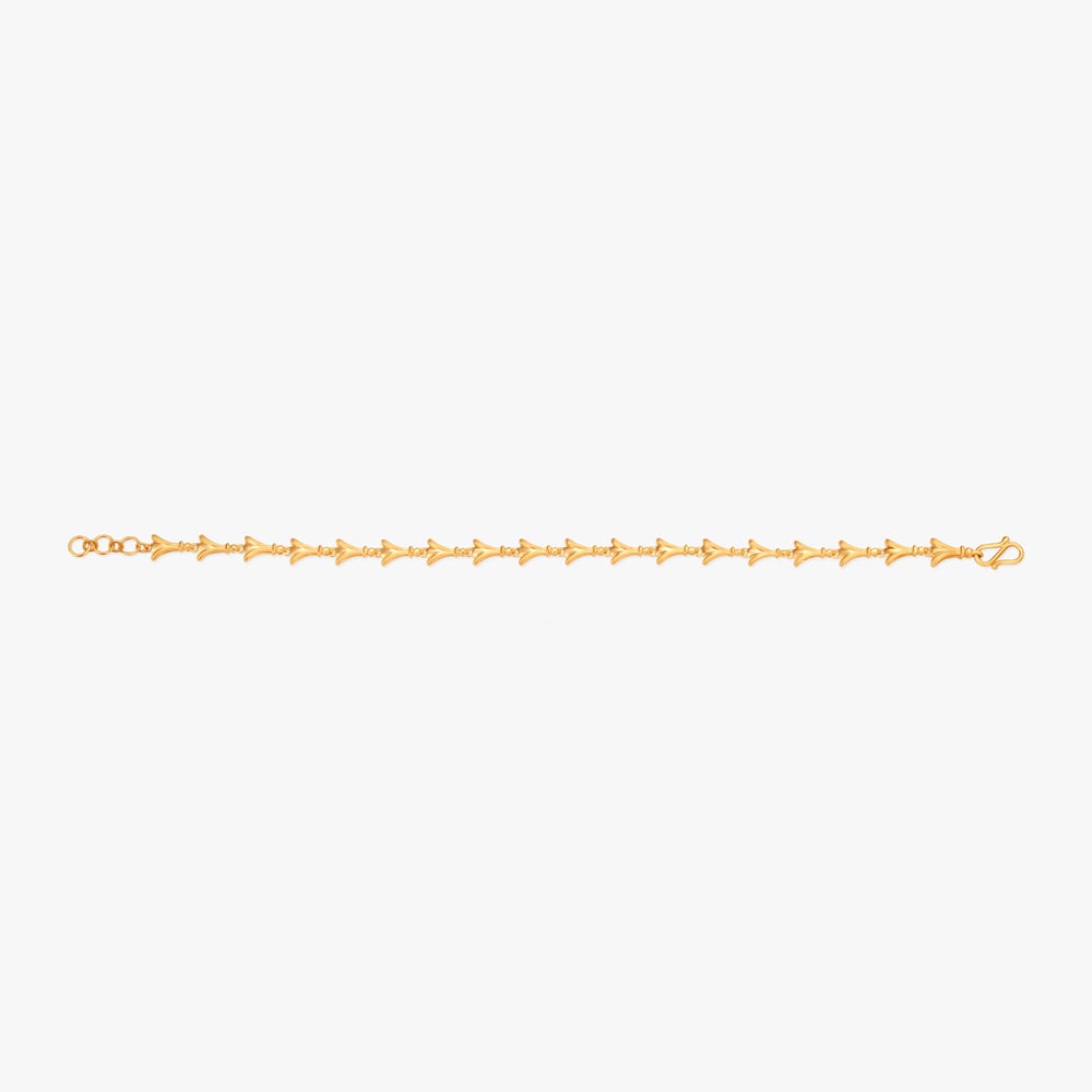 Flowerbud Gold Bracelet,,hi-res image number null
