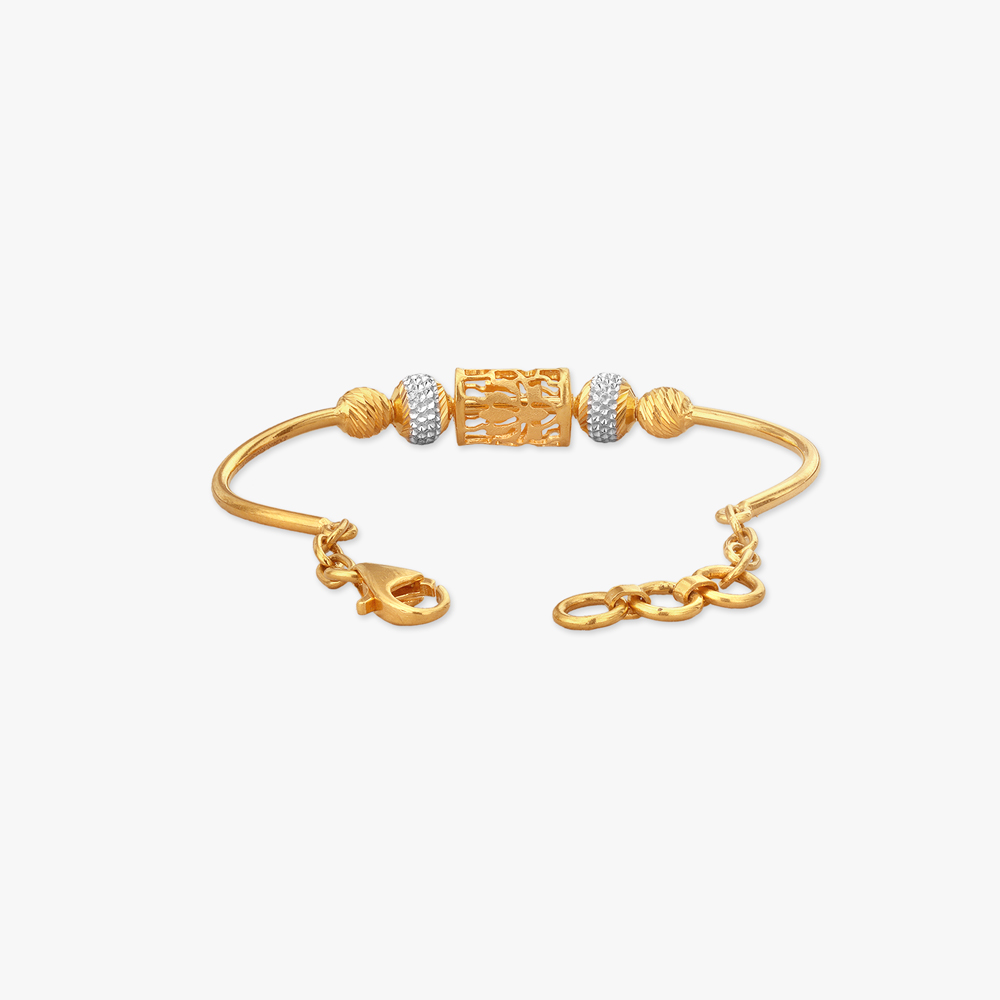 Little Stars Gold Bangle For Kids,,hi-res image number null