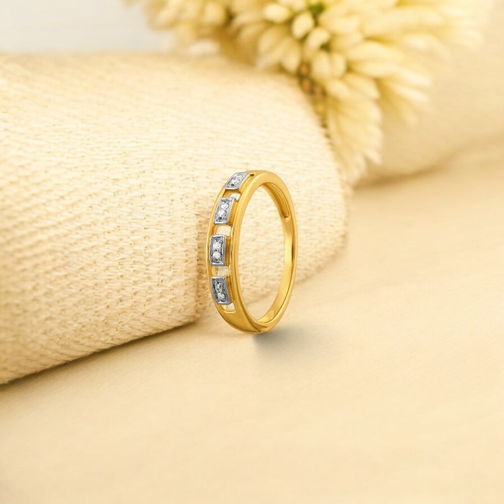 Timeless Square Diamond Finger Ring,,hi-res image number null