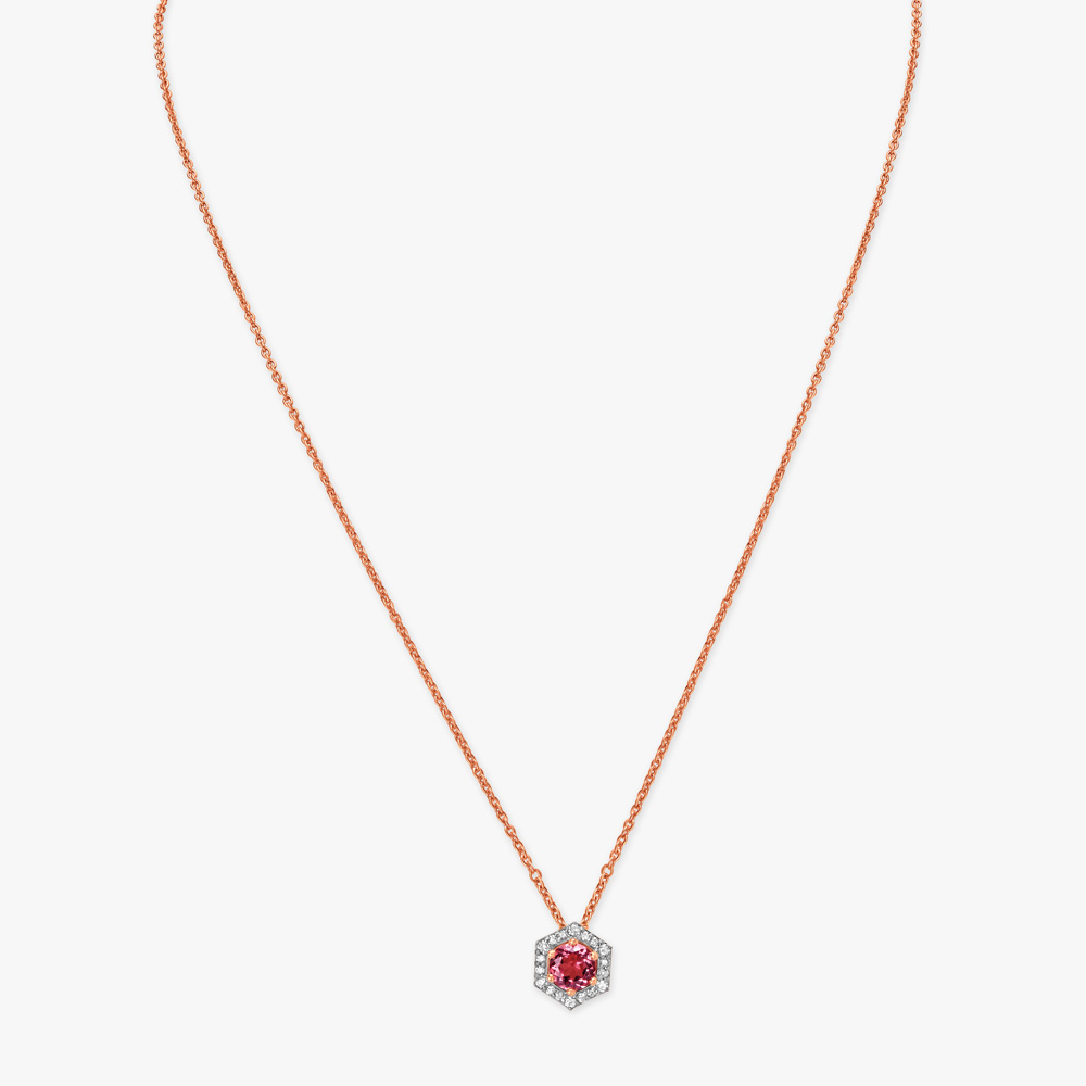 Blushing Glow Diamond Necklace,,hi-res image number null