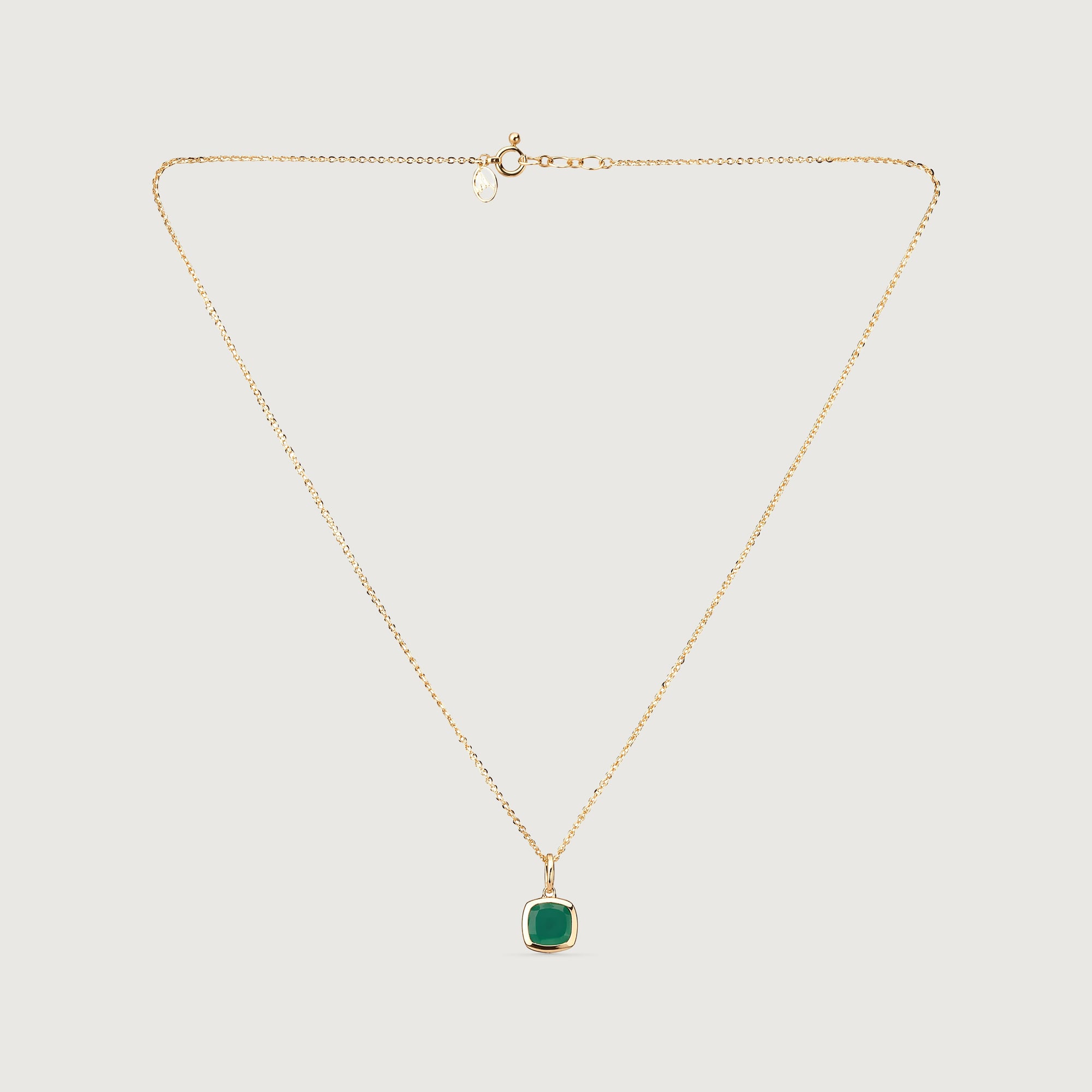Lustrous Verdant Onyx Necklace,,hi-res image number null