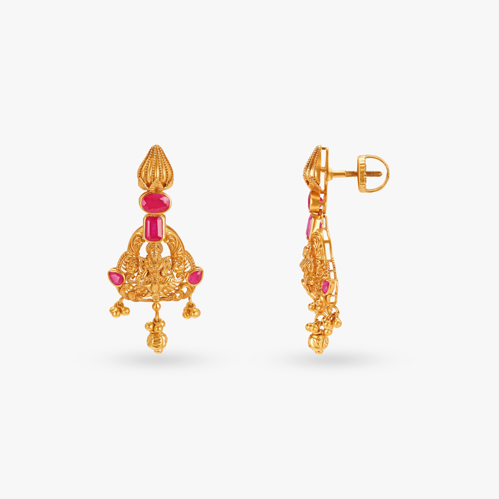 Regal Charm Gold Necklace Set,,hi-res image number null