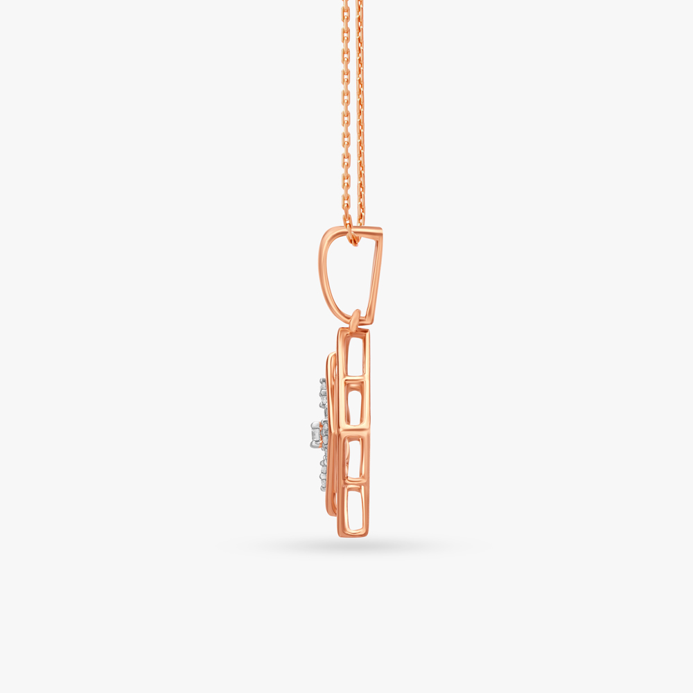 Enchanting Rose Gold Pendant,,hi-res image number null