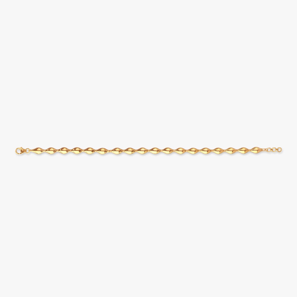 

Molten Wave Gold Bracelet
