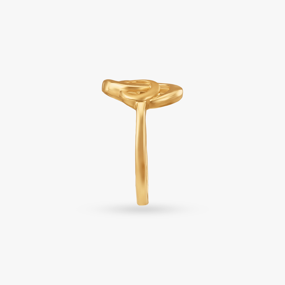 Twirl Tale Gold Ring for Kids,,hi-res image number null