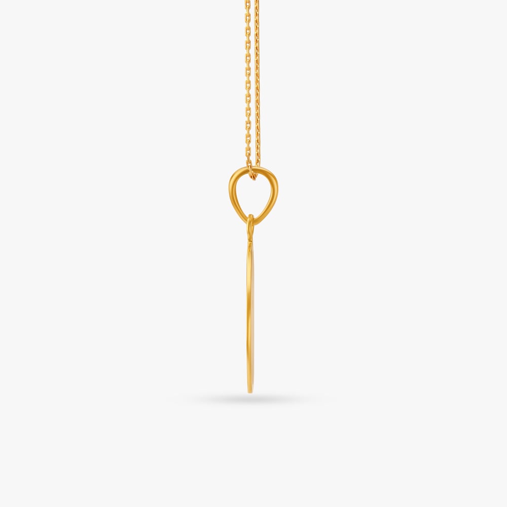 Divine Lord Ganesha Gold Pendant,,hi-res image number null