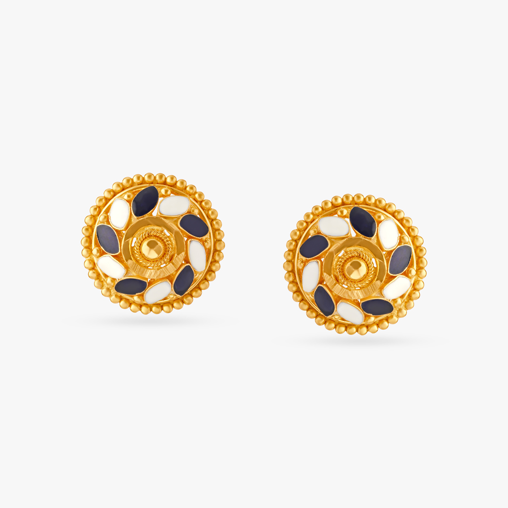 Radial Gleam Stud Earrings
