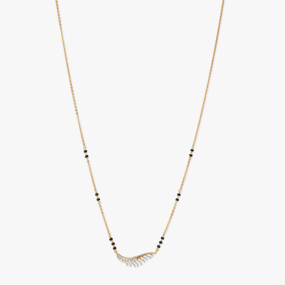 Radiant Trail Diamond Mangalsutra,,hi-res image number null
