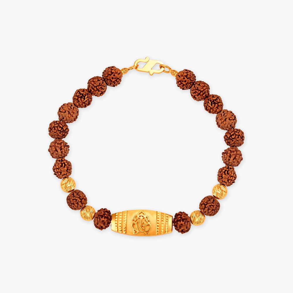 Lovely Lord Ganesh Rudraksh Bracelet,,hi-res image number null